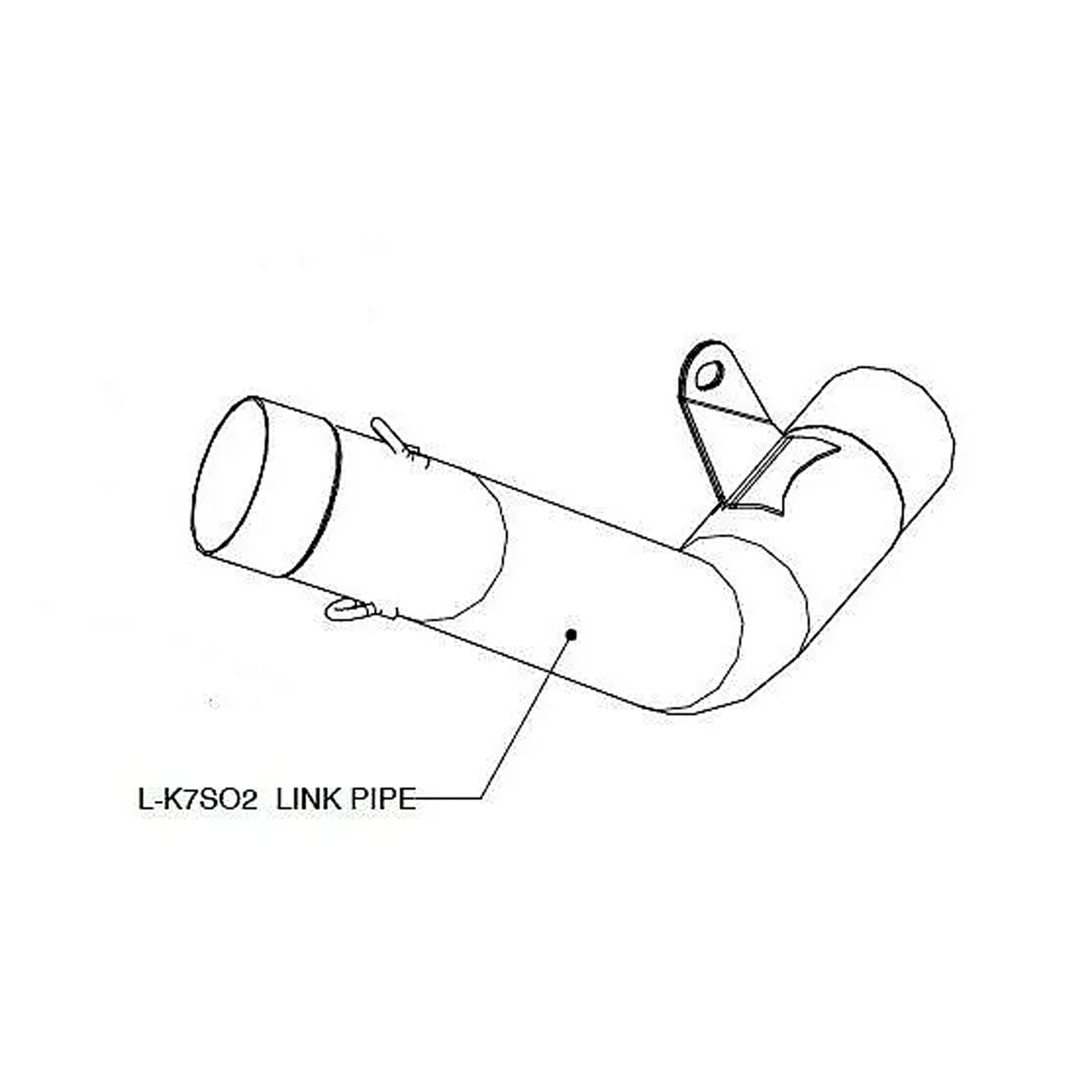 Akrapovic Stainless Steel Exhaust Mid Link & Y Pipe